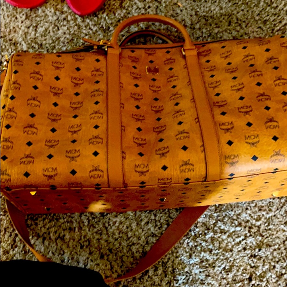 Original print MCM duffel bag